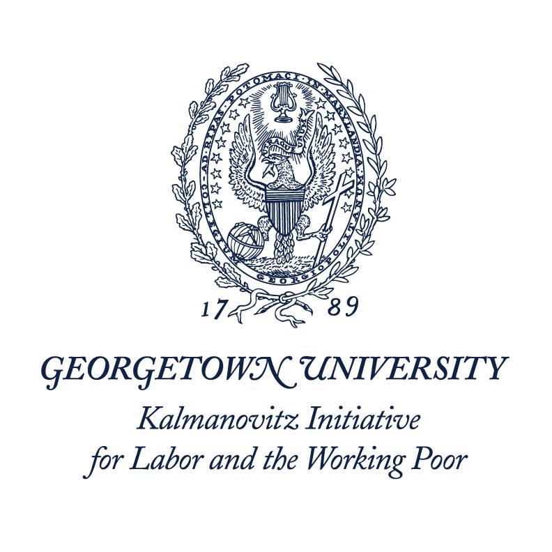 Georgetown University Kalmanovitz Initiative for Labor and the Working Poor (KILWP) logo