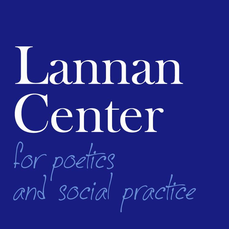Georgetown University Lannan Center for Poetics and Social Practice logo blue