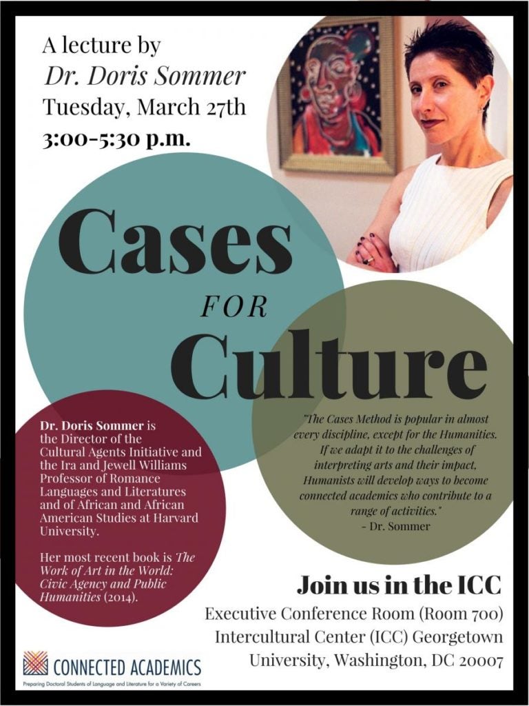 Cases for Culture poster