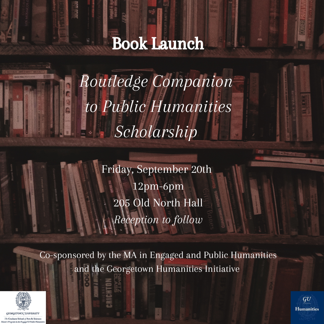 Book Launch: Routledge Companion to Public Humanities Scholarship